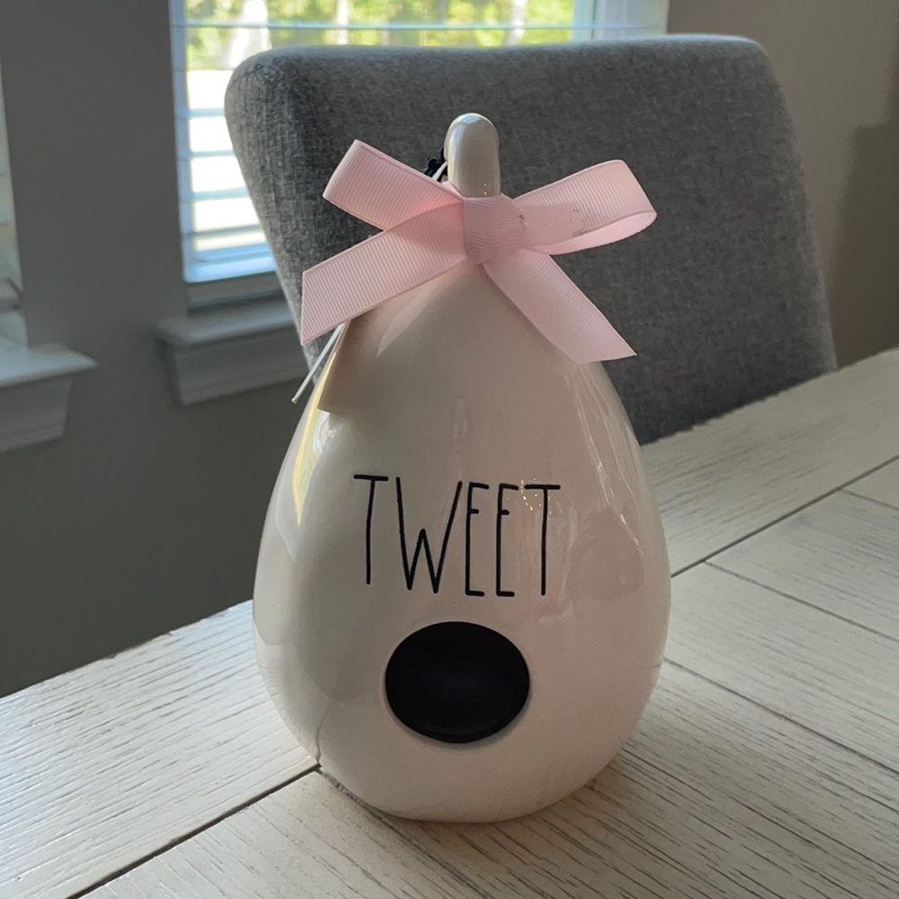 Rae Dunn bird house (Tweet)